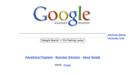 Google 09-09-09