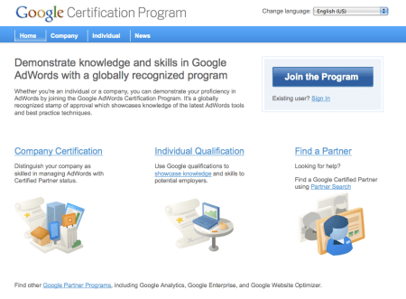 Google Certification Program