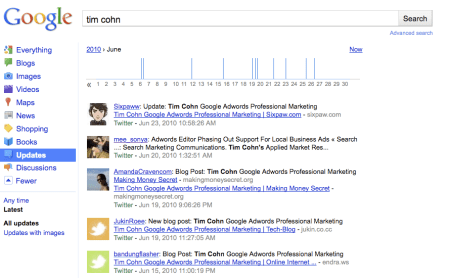 Google Twitter Search