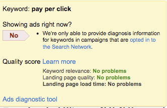 Ad Diagnostics Tool Placements