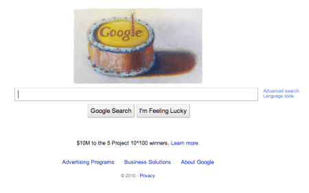 Google's 12th Birthday