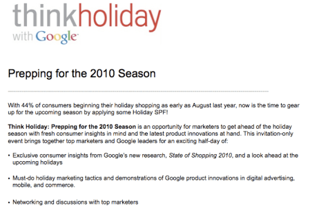 Think Holiday with Google