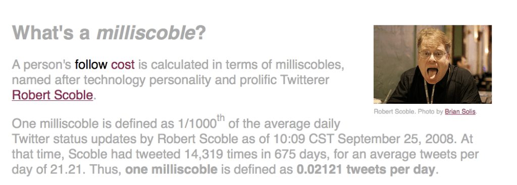 Milliscoble