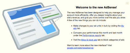 New Google AdSense