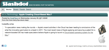 Apple Creating Cloud-Based Mac
