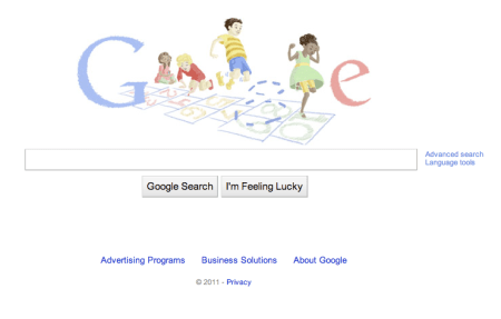 Google Martin Luther King Doodle 2011